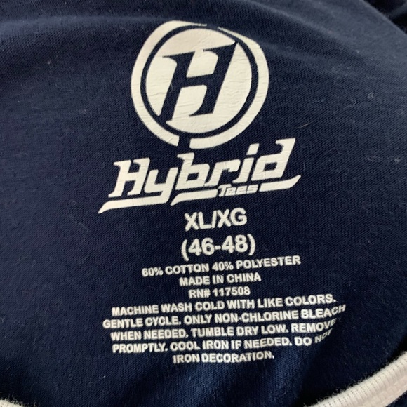 Hybrid Blue "Beach Please" Men's Graphic Tank- XL - Picture 7 of 7